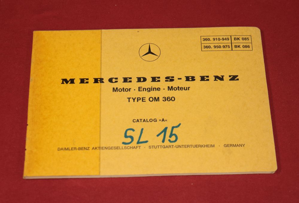Motor Mercedes OM 360 z.B. für Kaelble SL 15