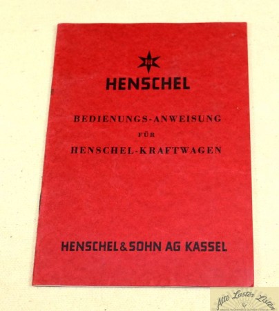 Henschel Kraftwagen   Lastwagen und Omnibusse