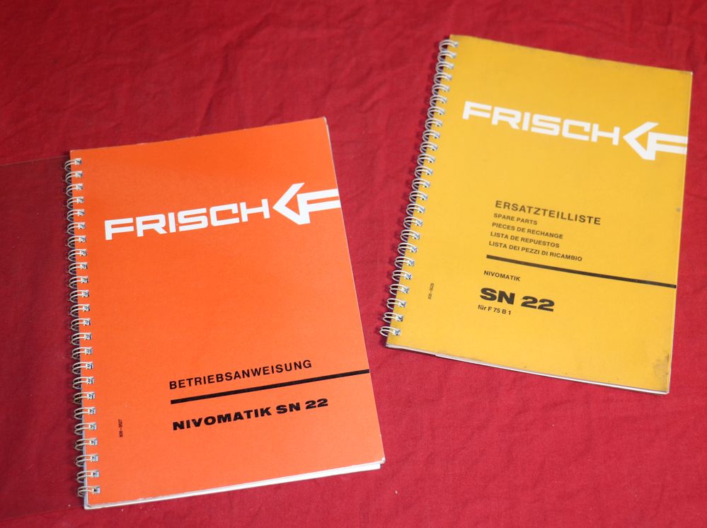 FRISCH Nivomatik SN 22 Anleitung + Ersatzteilliste
