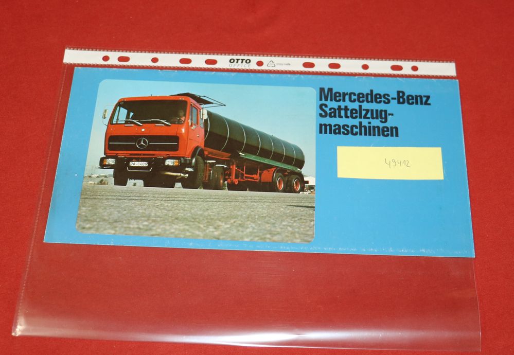 49412 Mercedes Sattelzugmaschinen Prospekt