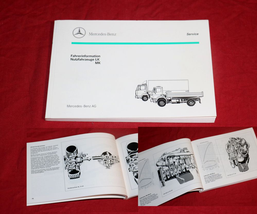 Mercedes LK, MK Fahrerinformation Leichte und mittelschwere LKW