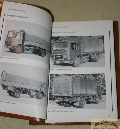 MAN 15.192 F , LKW 7t  Bundeswehr TDv Teil 1+2