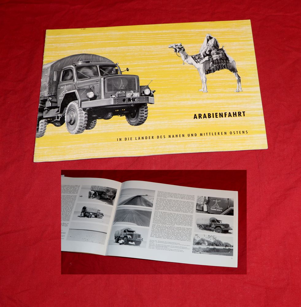 Prospekt Magirus, Arabienfahrt in die Länder des mittleren Ostens