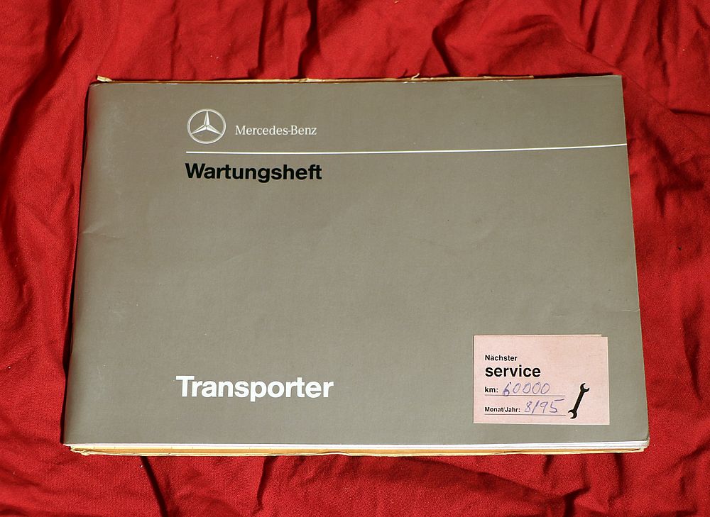 Wartungsheft Mercedes 210 - 410 , 208 - 410 D Transporter