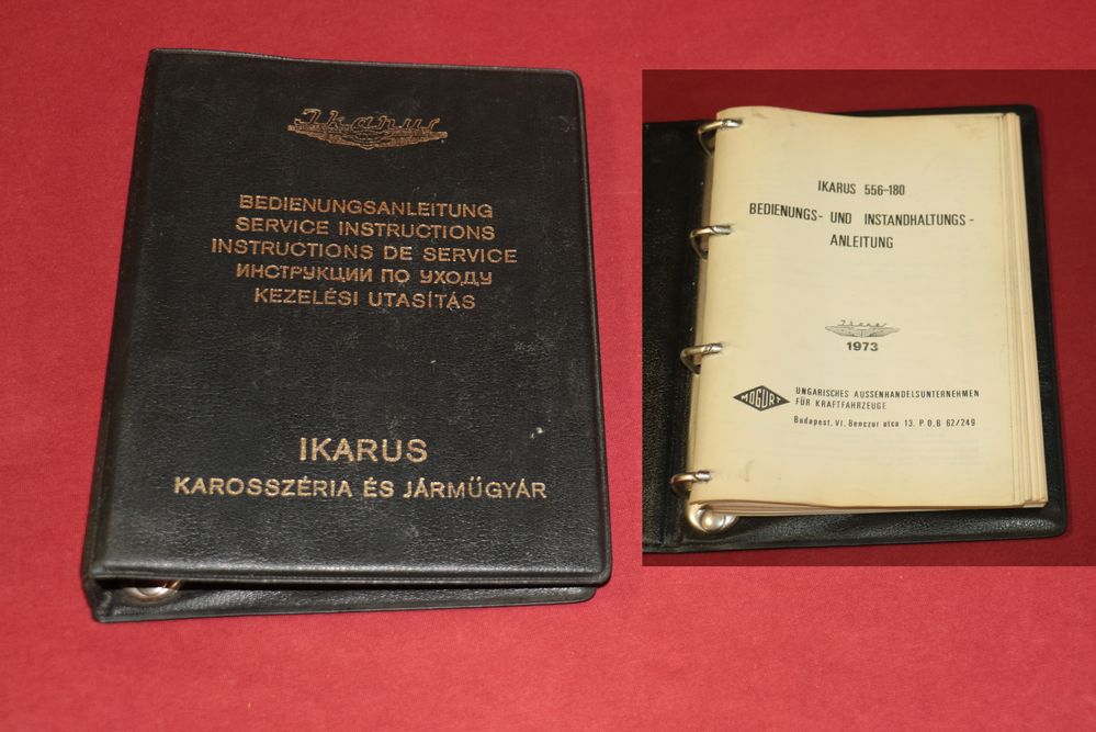 IKARUS  556 - 180 Bus  Anleitung und Instandhaltung