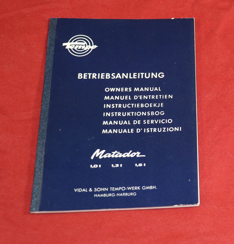 TEMPO Matador 1,0 t , 1,3 t , 1,6 t