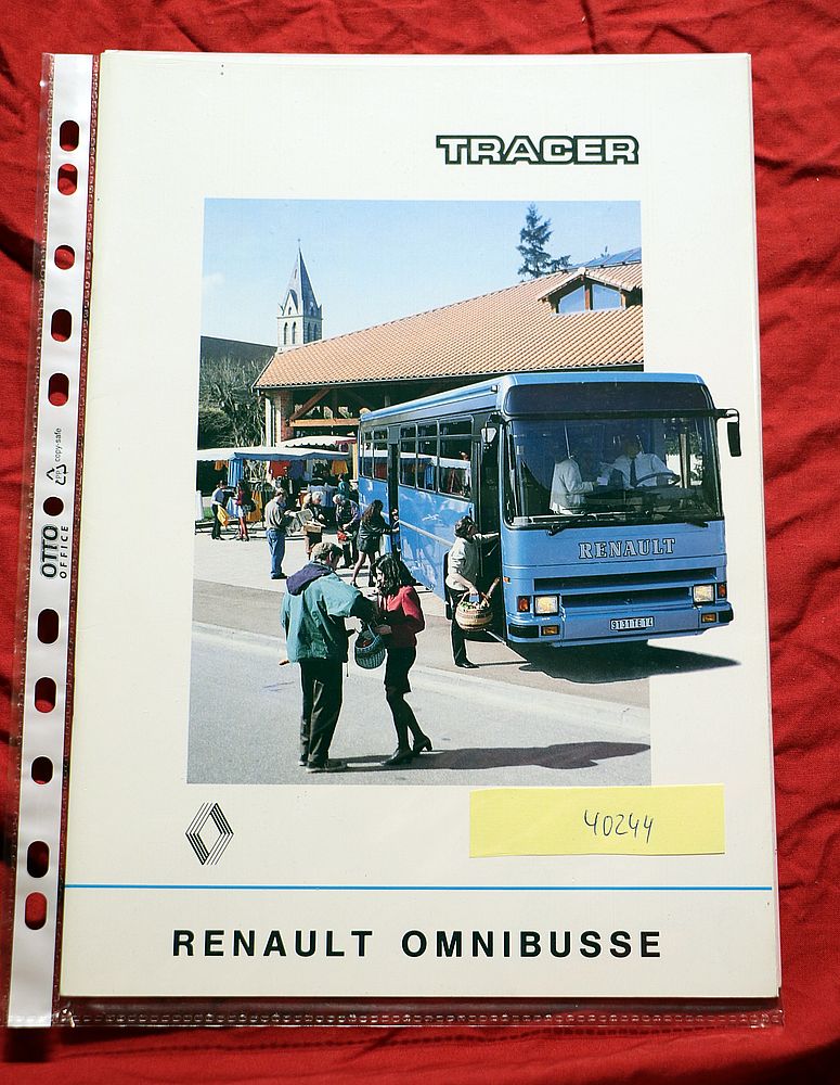 Renault Omnibusse Tracer , Prospekt