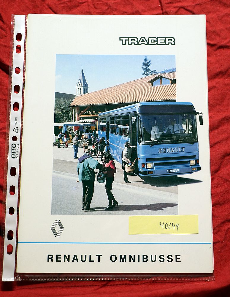 Renault Omnibusse Tracer , Prospekt
