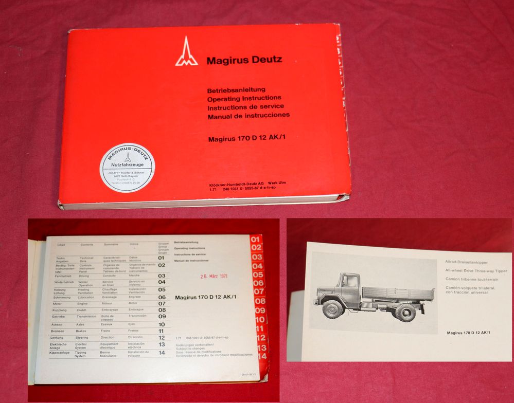 Magirus Deutz 170 D 12 AK Eckhauber Allrad 4x4