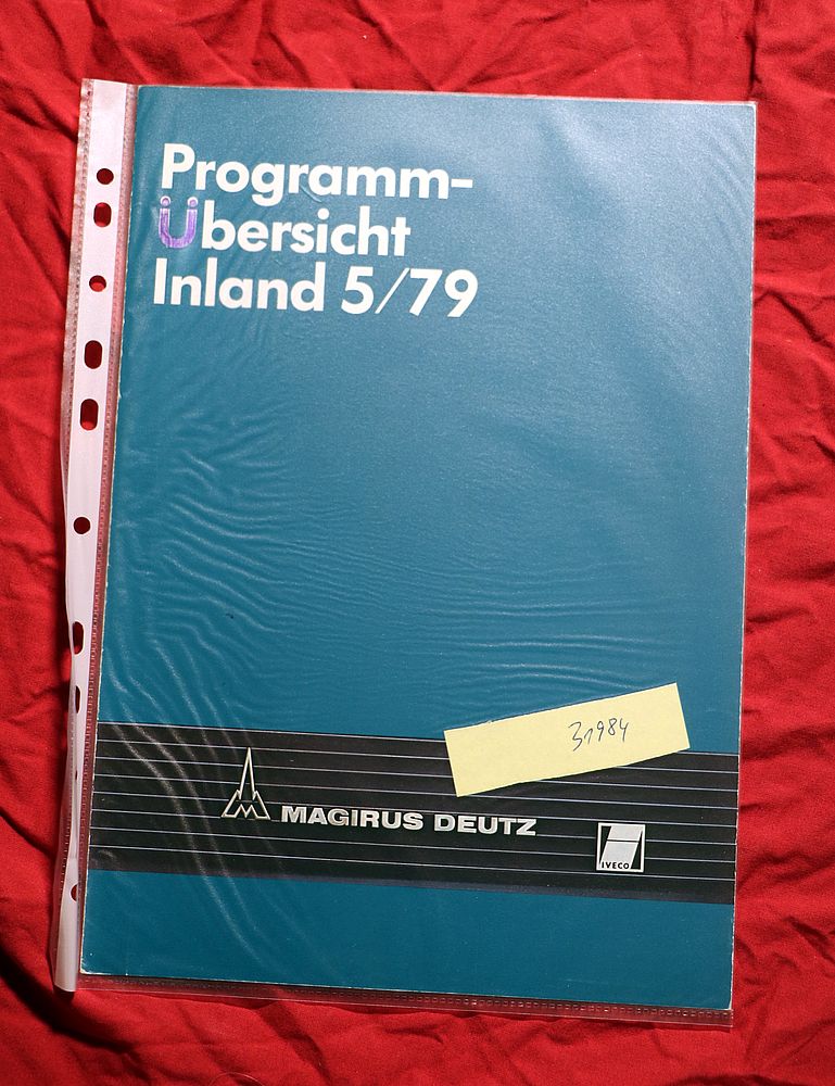 Magirus Deutz Programmübersicht Inland 5 / 79