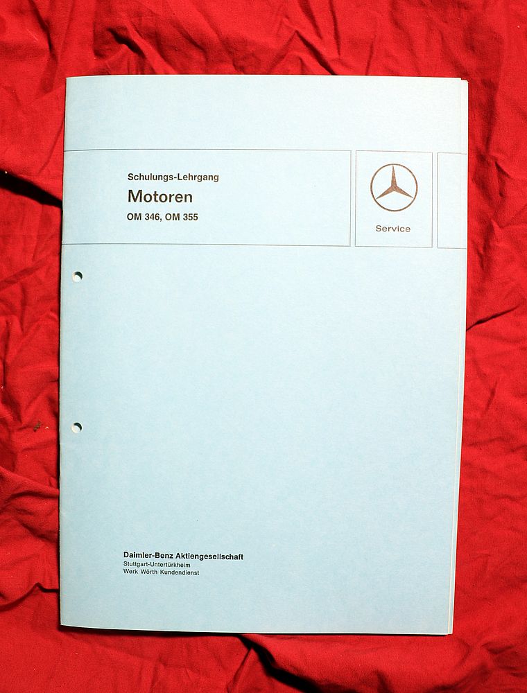 Mercedes Motoren OM 346 , OM 355 Reparatur Schulung
