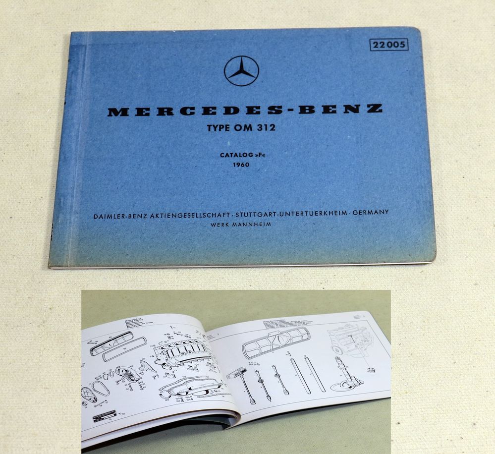 42904 Mercedes Motor OM 312 , Bild Ersatzteilliste