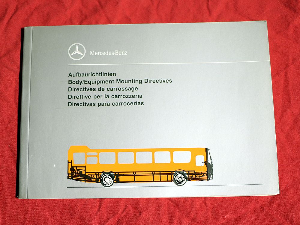 Mercedes Bus O 303 , Aufbaurichtlinien