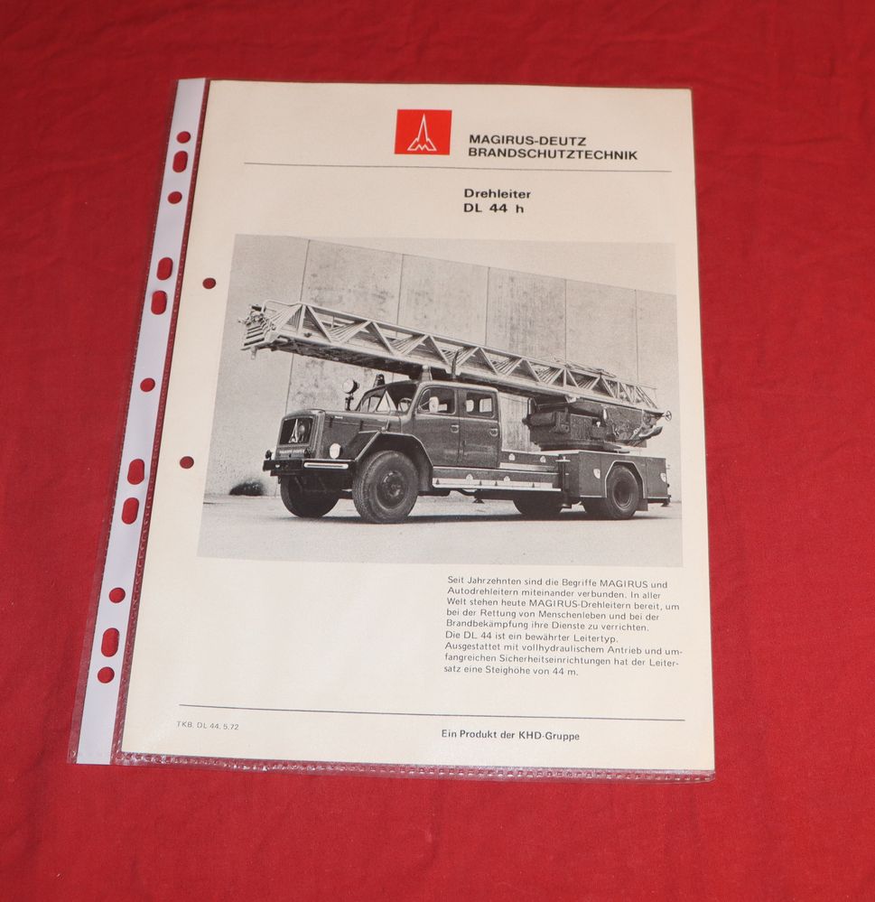 Magirus Drehleiter DL 44 h  auf 230 D 19 Feuerwehr 