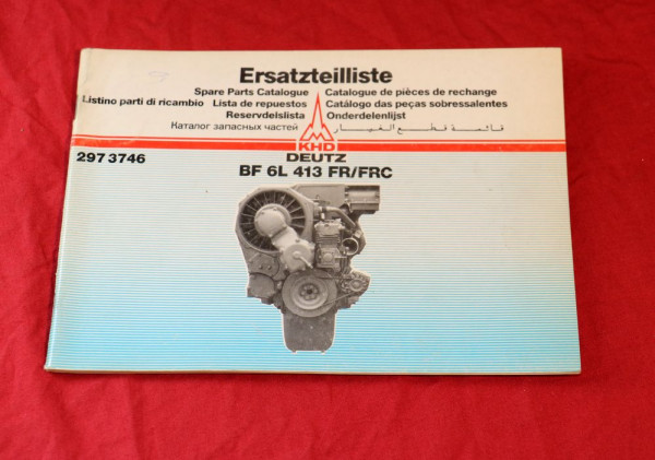 Deutz Motor BF 6 L 413 FR , FRC