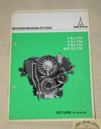 Deutz Motoren F 6 - 12 L 714 , BF 12 L 714