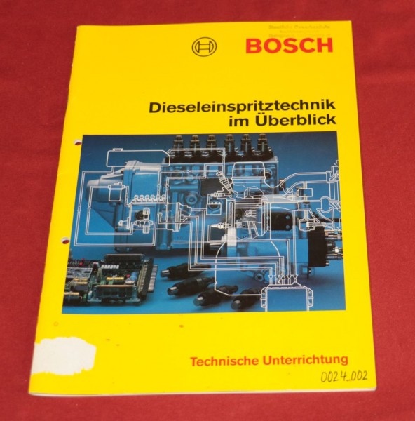 BOSCH Technische U. Diesel Einspritztechnik 1989