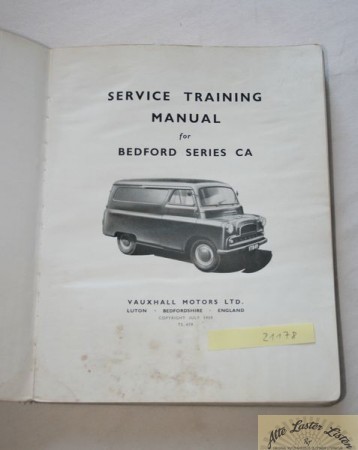 Bedford , Series CA , Transporter