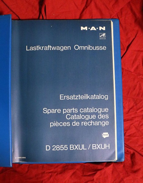 D 2855 BXUL / BXUH MAN Unterflur Motor