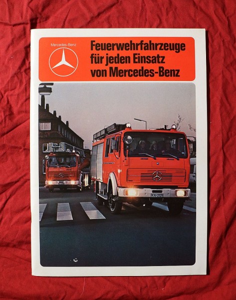 Mercedes Benz Feuerwehrfahrzeuge 1980 , Prospekt
