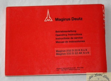 Magirus Deutz 232 D 22 K, AK 6x4 , 6x6