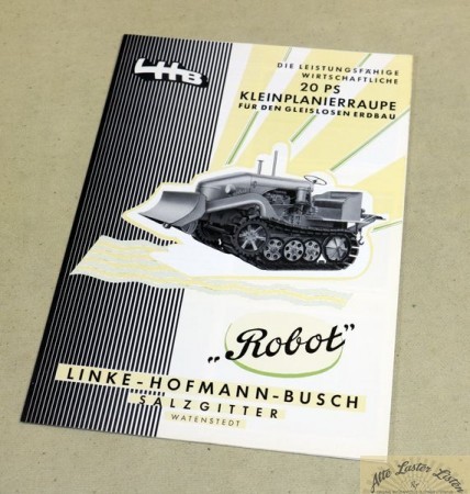 Linke - Hofmann - Busch Kleinplanierraupe ROBOT 20 PS
