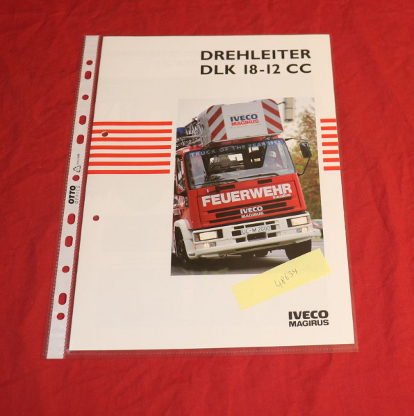 Iveco Magirus DLK 18 - 12 CC Drehleiter Feuerwehr
