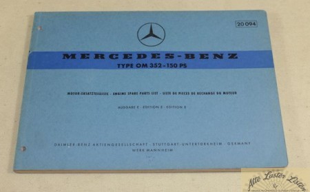 Mercedes Motor OM 352 , 150 PS