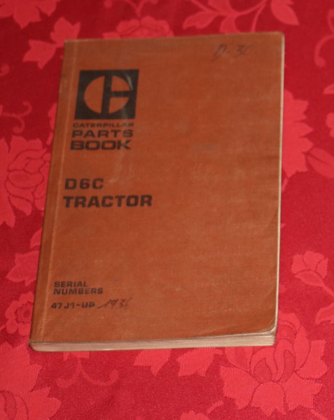 CATERPILLAR D 6 C Tractor Raupe Parts Book