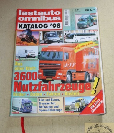 Lastauto Omnibus Katalog 1998