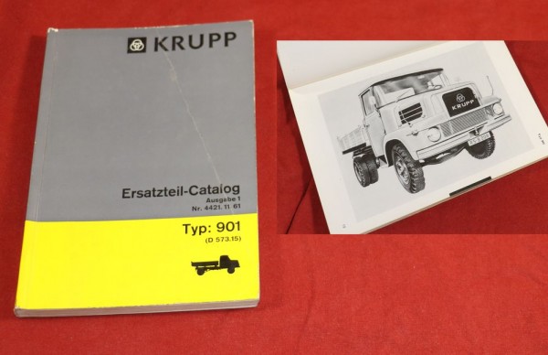 KRUPP 901 Ersatzteilliste Hauber LKW