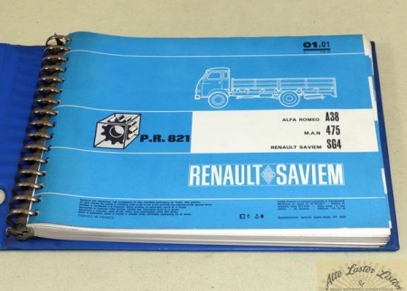 MAN - Saviem 475 , Renault SG4, Alfa romeo A38