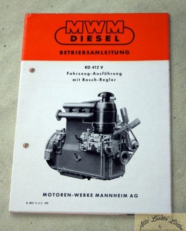 MWM Motor KD 412 V