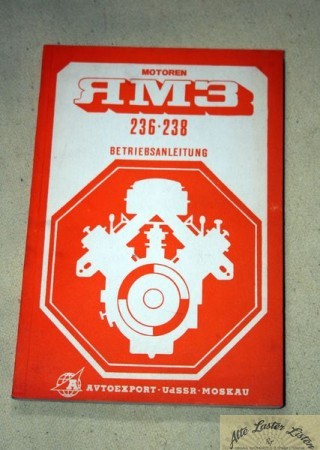 JaMZ 236 , 238 Anleitung Dieselmotor V6 und V8