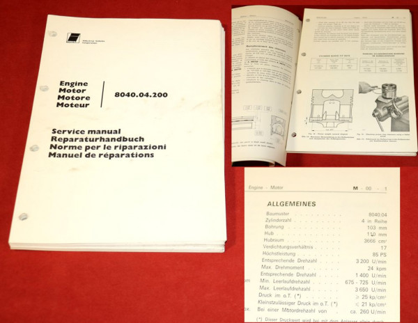 Iveco Motor 8040 Werkstatthandbuch
