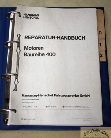 Henschel , Motoren Mercedes Baureihe 400 , OM 403