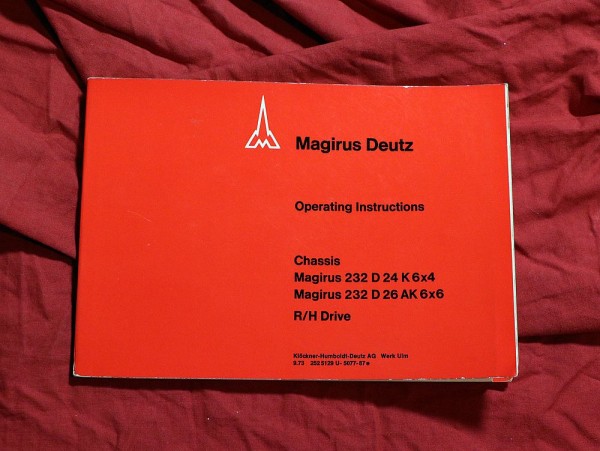 Magirus Deutz 232 D 24, 26 K , AK 6x4, 6x6