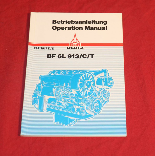 Anleitung Deutz Motor BF 6 L 913 / C /T