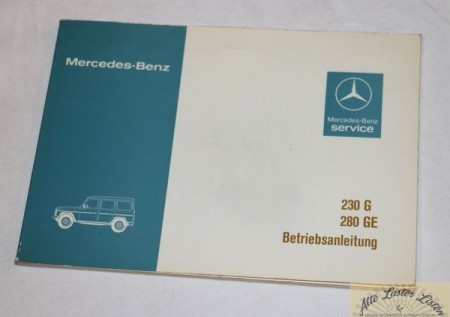 Mercedes G Geländewagen 230 , 280 G, GE