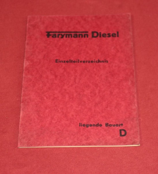 Motor Farymann Diesel Typ D liegende Bauart