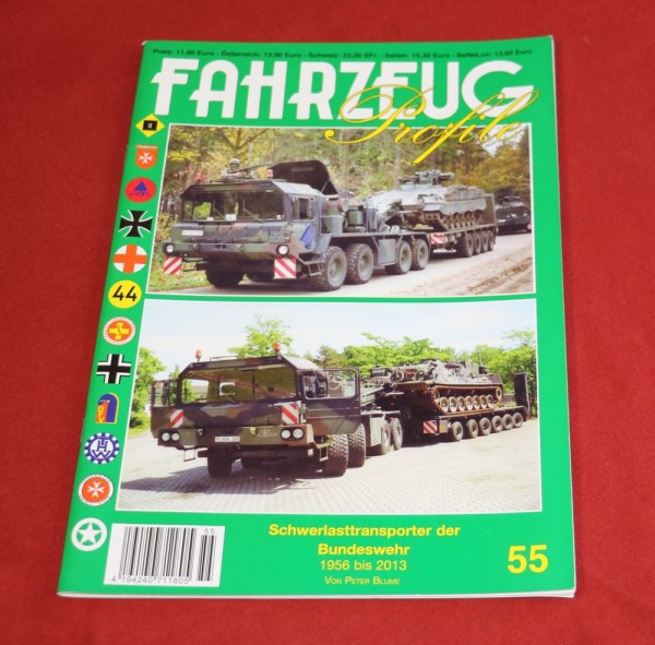 Schwerlasttransporter der Bundeswehr , Fahrzeug Profile Heft , FAUN