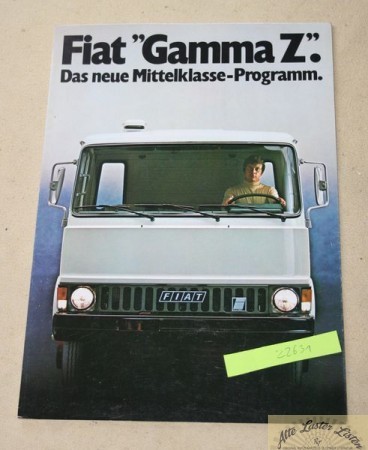 FIAT Gamma Z , Prospekt leicht LKW