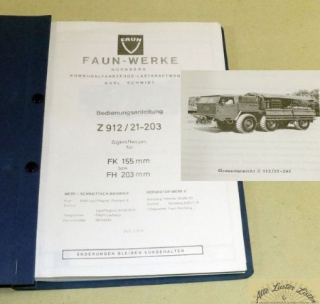 FAUN Z 912 / 21-203 Zugkraftwagen