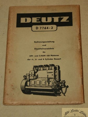 Deutz Motoren AM , S/RAM 428 4, 6 und 8 Zylinder