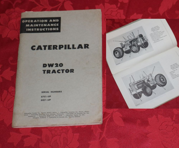CATERPILLAR DW 20 Tractor , Zugmaschine für Scraper