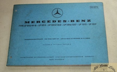 Mercedes Frontlenker LP 810, 911B , 1013, .....1517