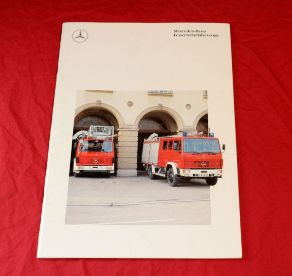 Mercedes Benz Feuerwehrfahrzeuge 1990 , Prospekt