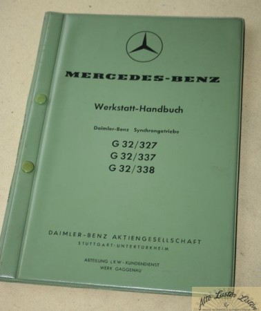 Mercedes Getriebe G 32 , 327, 337, 338