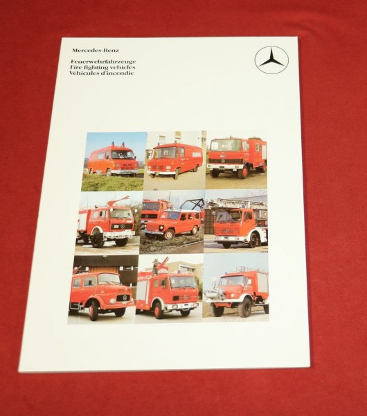 Mercedes Benz Feuerwehrfahrzeuge 1984 , Prospekt