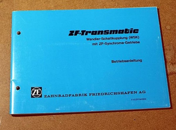 ZF Transmatic WSK mit ZF Synchroma Getriebe